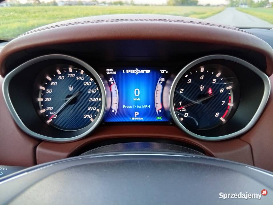 Maserati Ghibli SQ4 410 2015 napęd 4x4 mazowieckie Garbatka