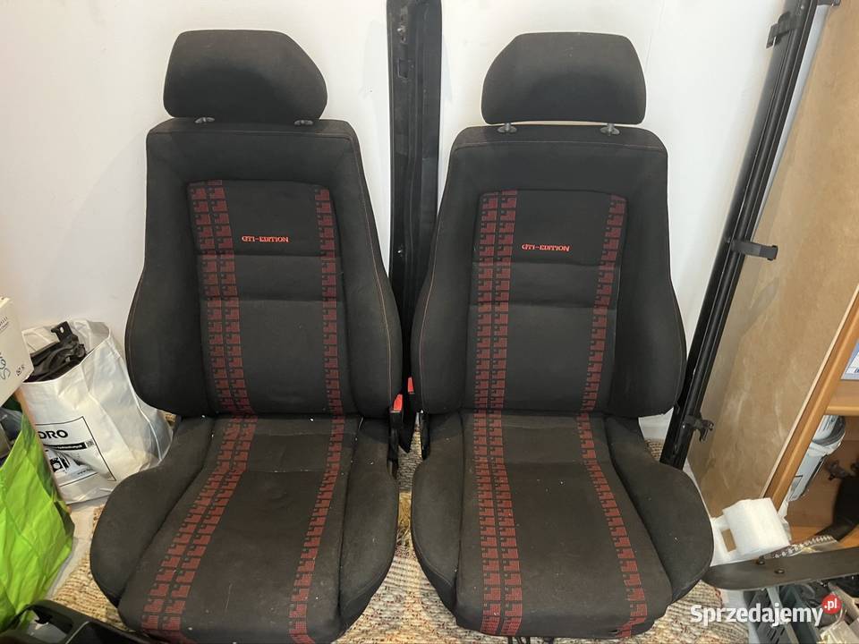 Fotele Recaro gti edition VW golf 3 mk3 osobowe Fotele i kanapy