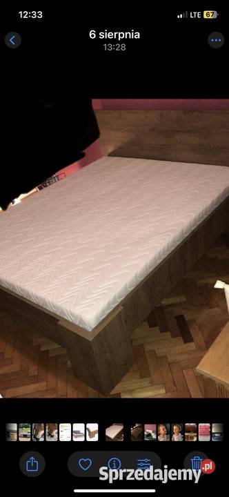 Łóżko 160 x 200 stan nowe Ostrzeszów