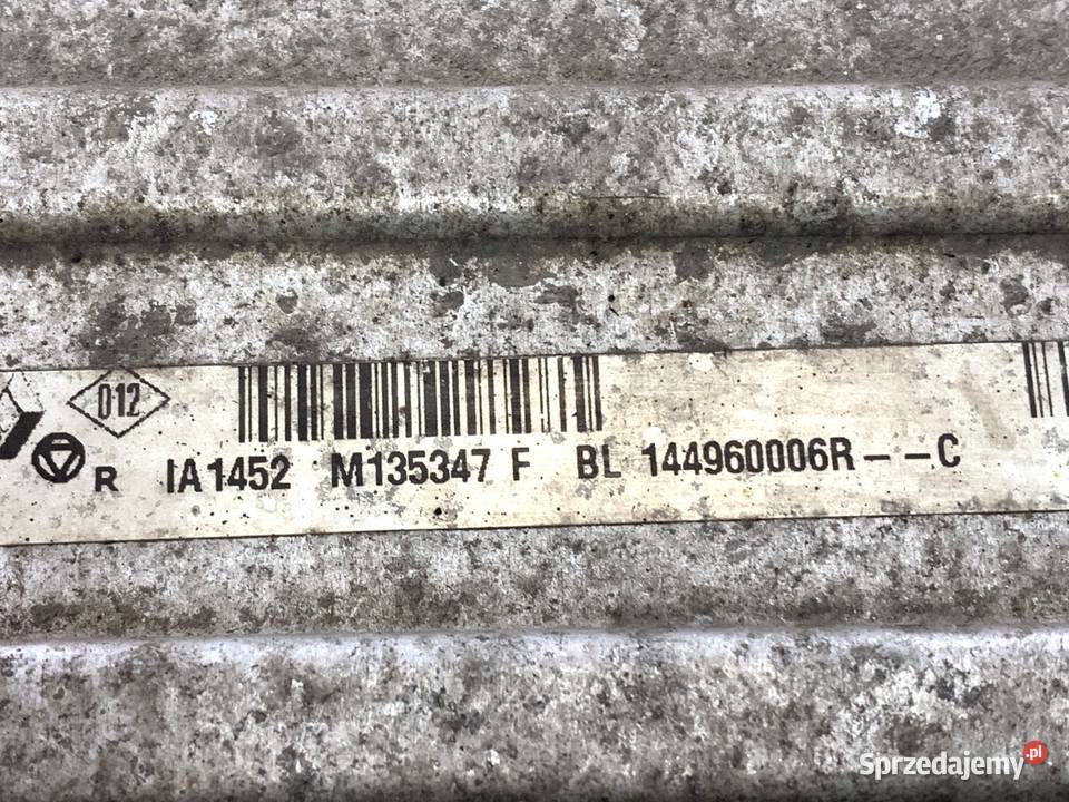 INTERCOOLER RENAULT GRAND SCENIC III 144960006R