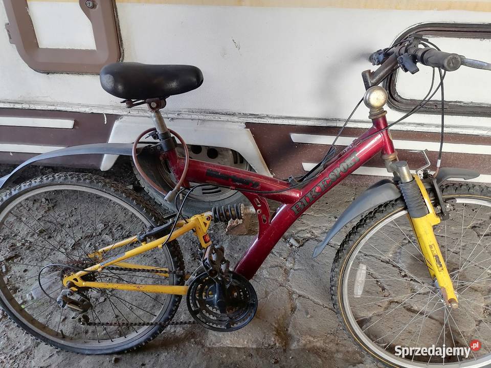Rower czerwonożółty wielkopolskie Krotoszyn sprzedam