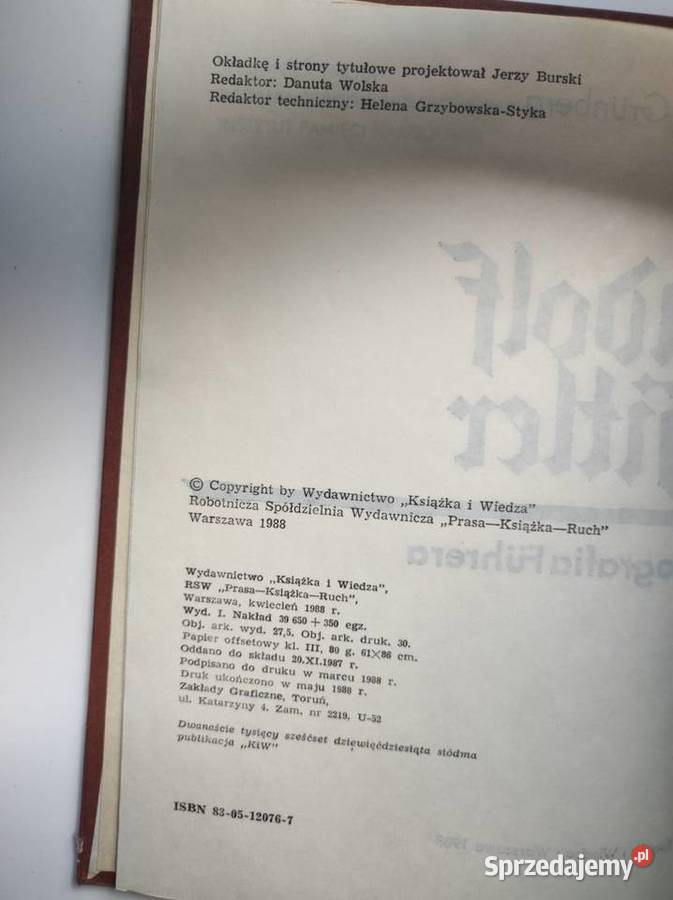 Adolf Hitler Biografia Fhrera Karol Grnberg twarda Kielce