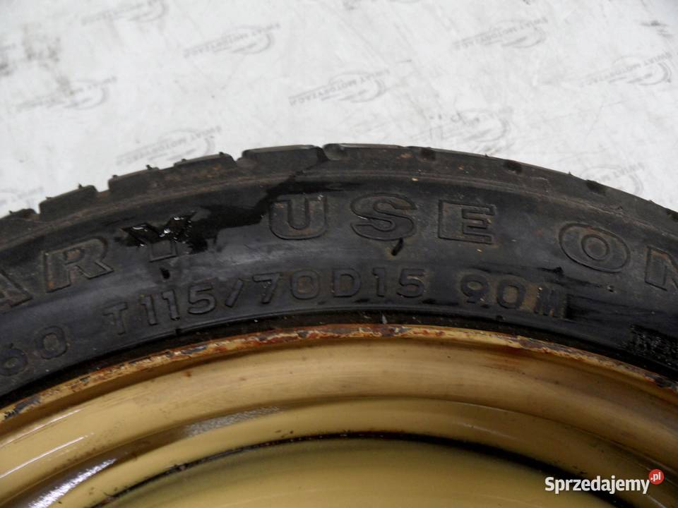 MAZDA 2 6 KIA HYUNDAI koło dojazdowe 1157015 90M Koła dojazdowe