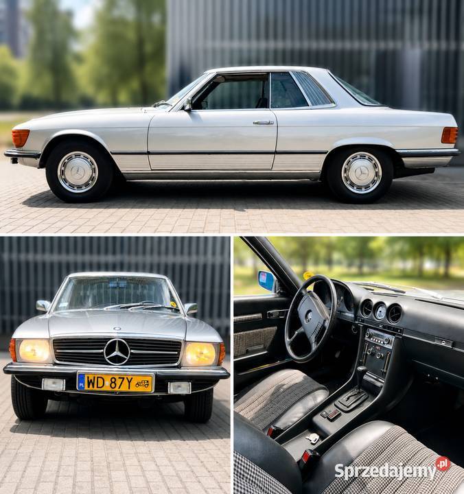 MercedesBenz 350 SLC C107 V8 35 1971 Europejska Warszawa