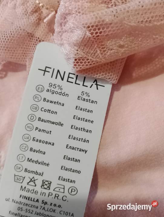 Majtki bawełna wysoki stan puder róż i białyXL 2 Truskolasy