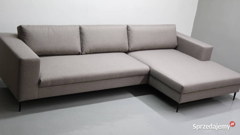 TKB Narożnik jasno brązowy kolor nowoczesna 324cm wielkopolskie Poznań sprzedam