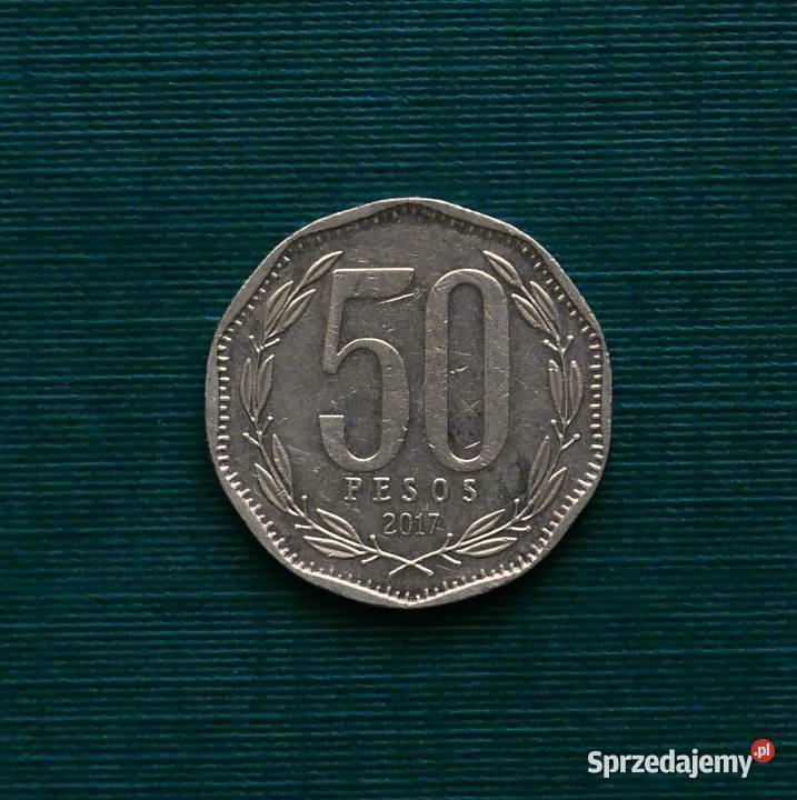 CHILE 50 peso 2017r Antyki, Sztuka, Kolekcje Gliwice