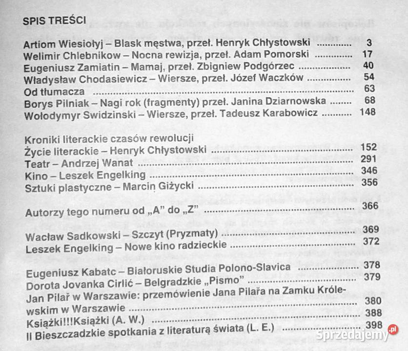 Literatura na świecie 10 1795 1987