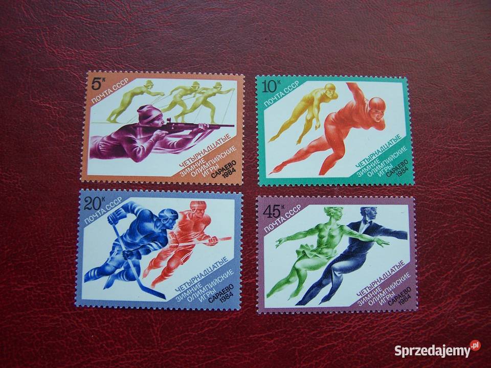 ZSRR 1984 MNH Mi 535255 Sport Olimpiada Sarajewo śląskie Tychy