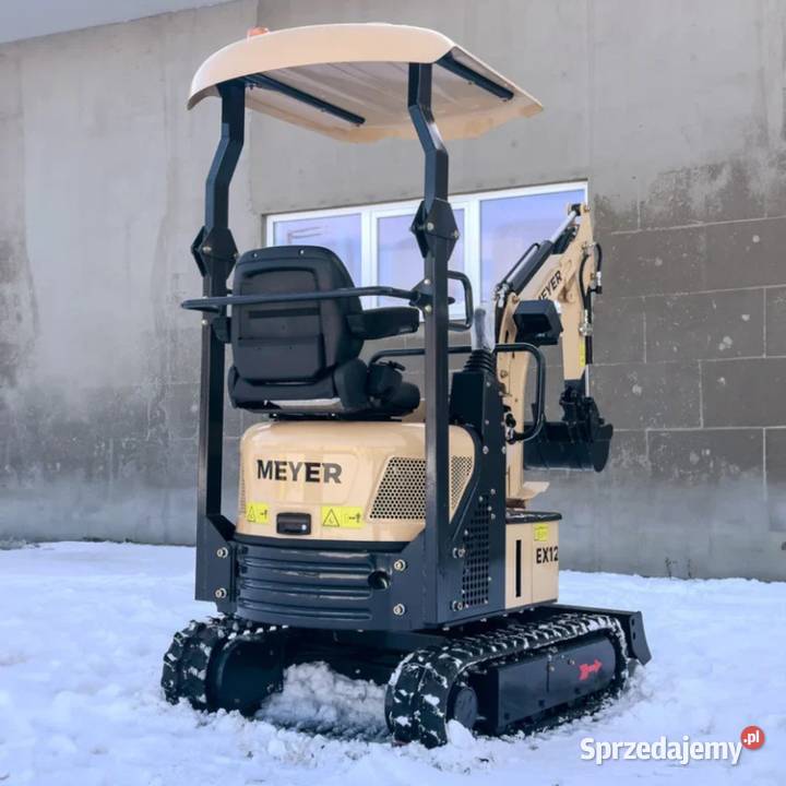 Minikoparka MEYER EX12 ROZSUWANE GĄSIENICE Rok produkcji 2025 Koparki