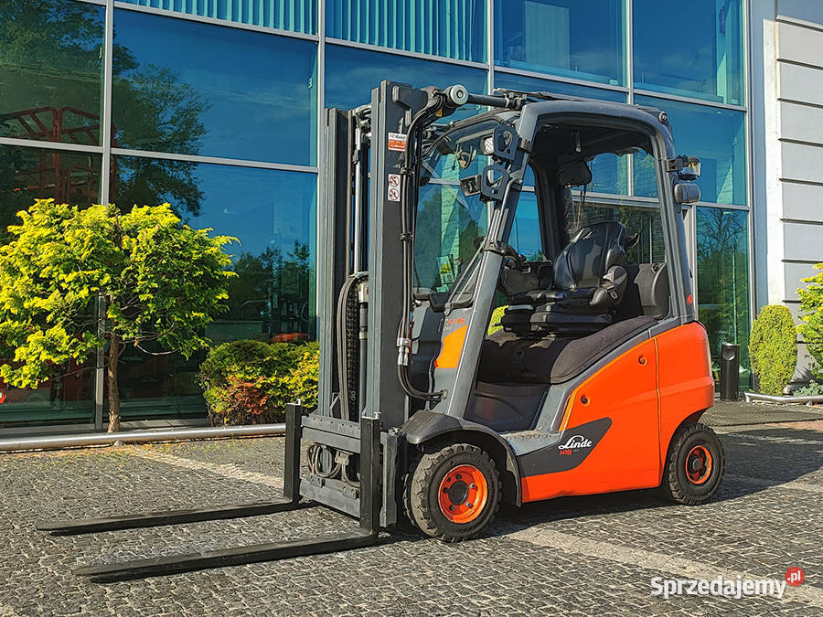 Wózek widłowy gazowy Linde H16T01 LPG triplex Kęty sprzedam