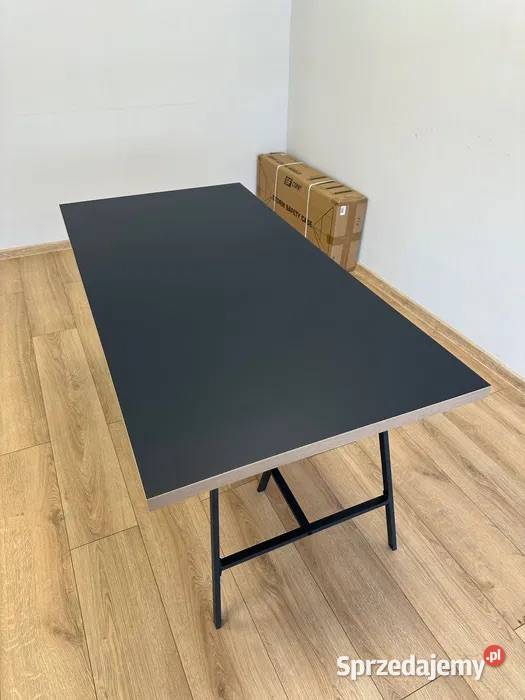 Nowe biurko stół IKEA LINNMON grafitowe czarne łódzkie Łódź sprzedam