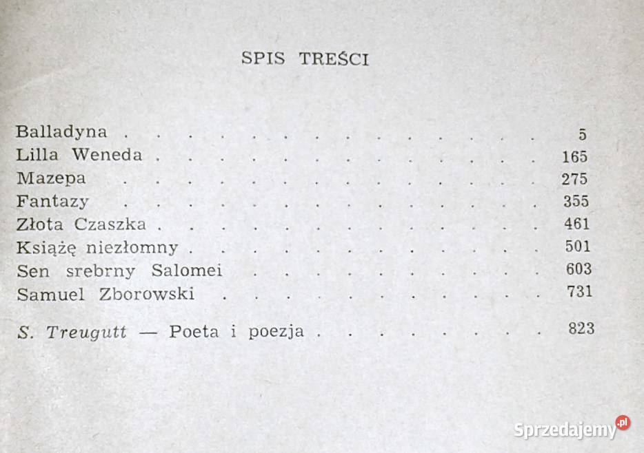 Utwory wybrane Tom 12 Juliusz Słowacki Chełm sprzedam