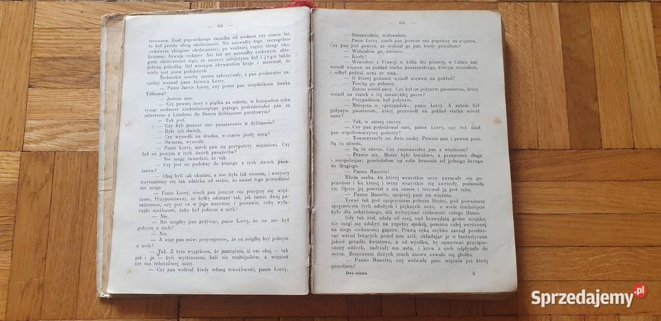 Powieść o dwóch miastach 1928 r Karol Dickens