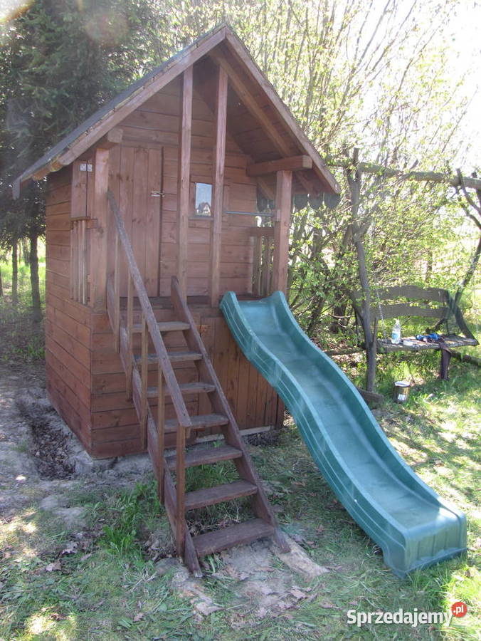 Domek ogrodowy dziecka plac zabaw świętokrzyskie Rzepin Drugi