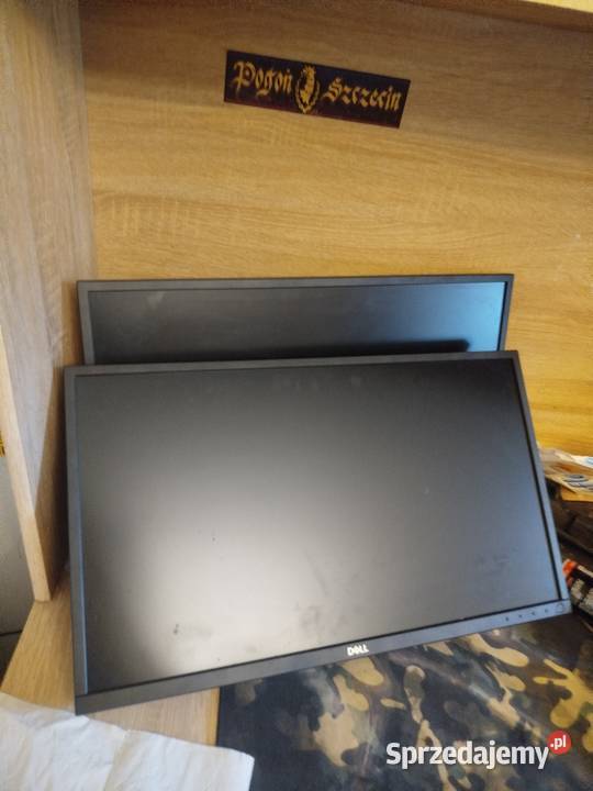 Monitod dell 24 cale z uchwytem na 2 monitory Monitory i projektory sprzedam
