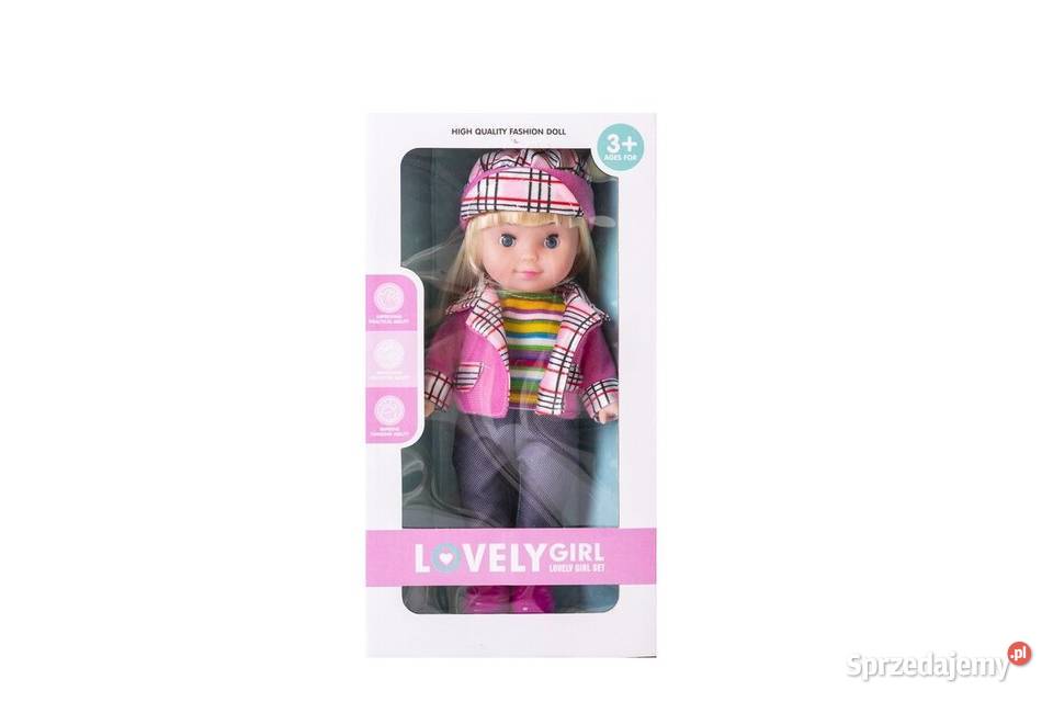 Lalka Lovely w kolorowym ubranku