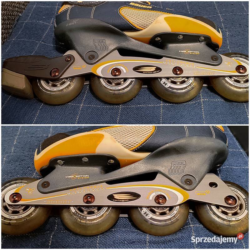 BAUER damskie rolki rozmiar 39 wkładki 245 ABEC Piotrków Trybunalski