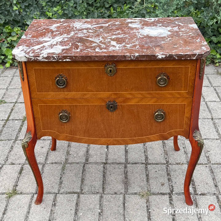 ARTexpert Komoda Ludwik marmurowy blat vintage Dobrzany
