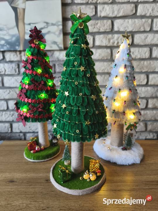 Choinka święta dekoracja rękodzieło Łódź