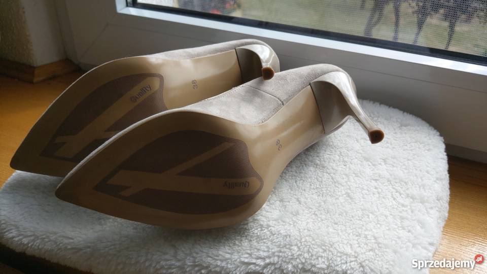 Cudne damskie butyczółenkaszpilki z naturalnej Rozmiar 38 Częstochowa sprzedam