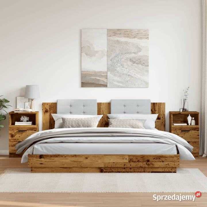 Szafki nocne 2 stare drewno 40x36x65 WM856845 Warszawa