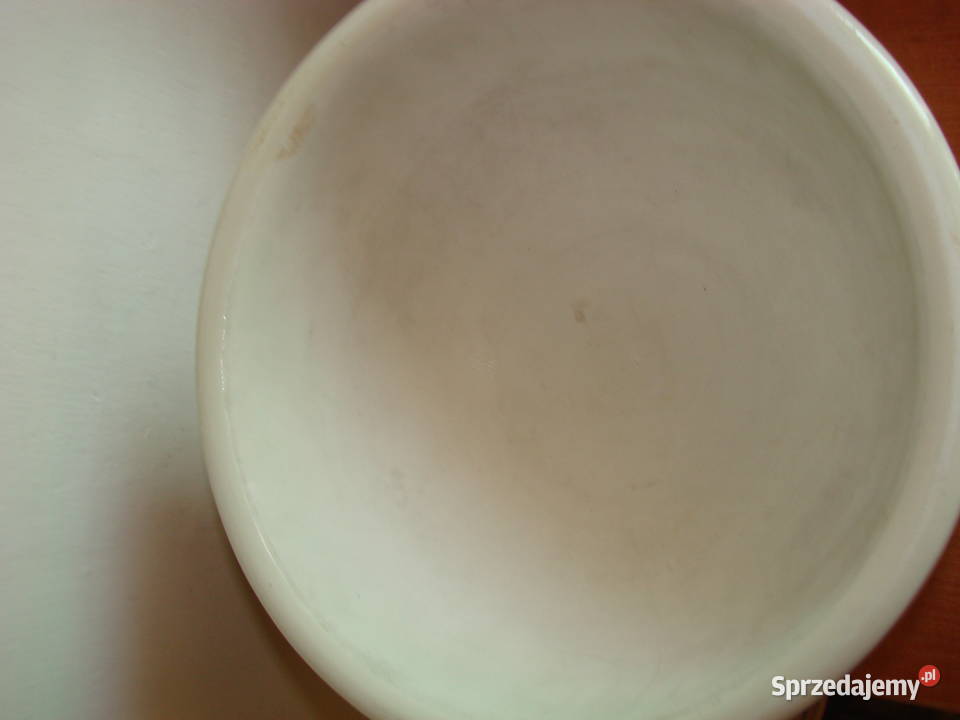 Chodzież ciężka porcelanowa misa moździerza PRL Pruszcz Gdański