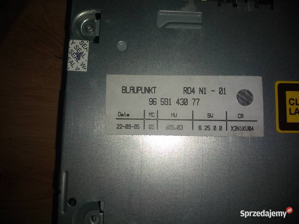 Radio Citroen C5 RC Nowe Lublin sprzedam