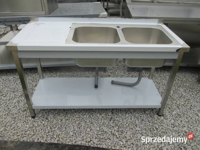 Nowy Zlew Gastronomiczny 2 Komorowy Z Półką Ostrów Wielkopolski