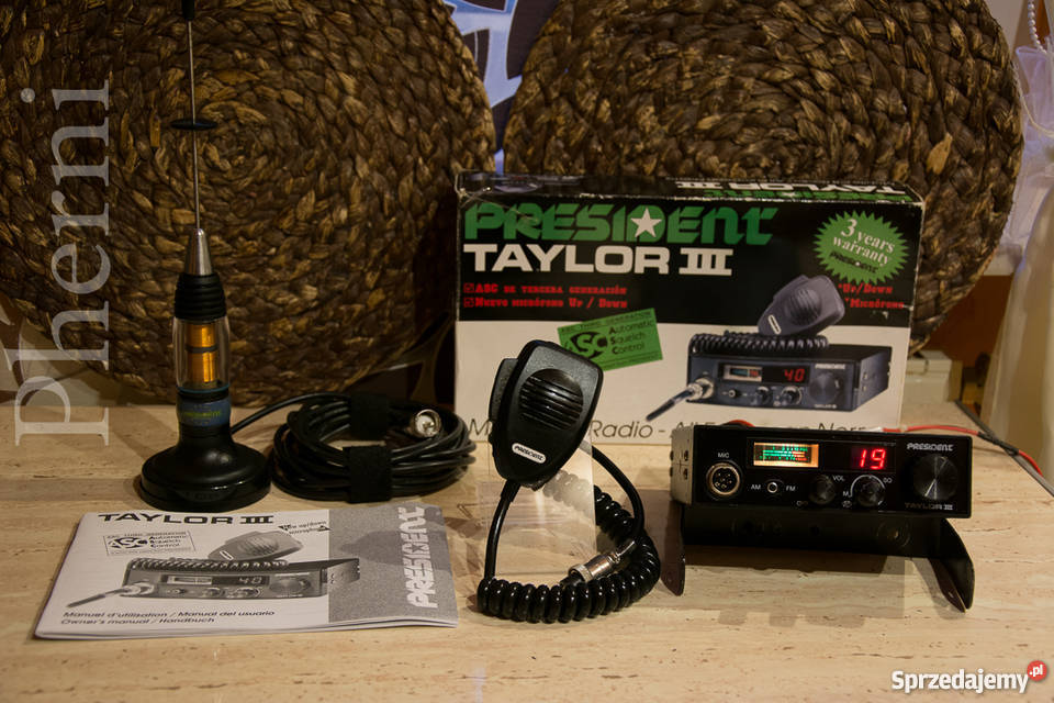 Cb radio President Taylor III ASC Antena