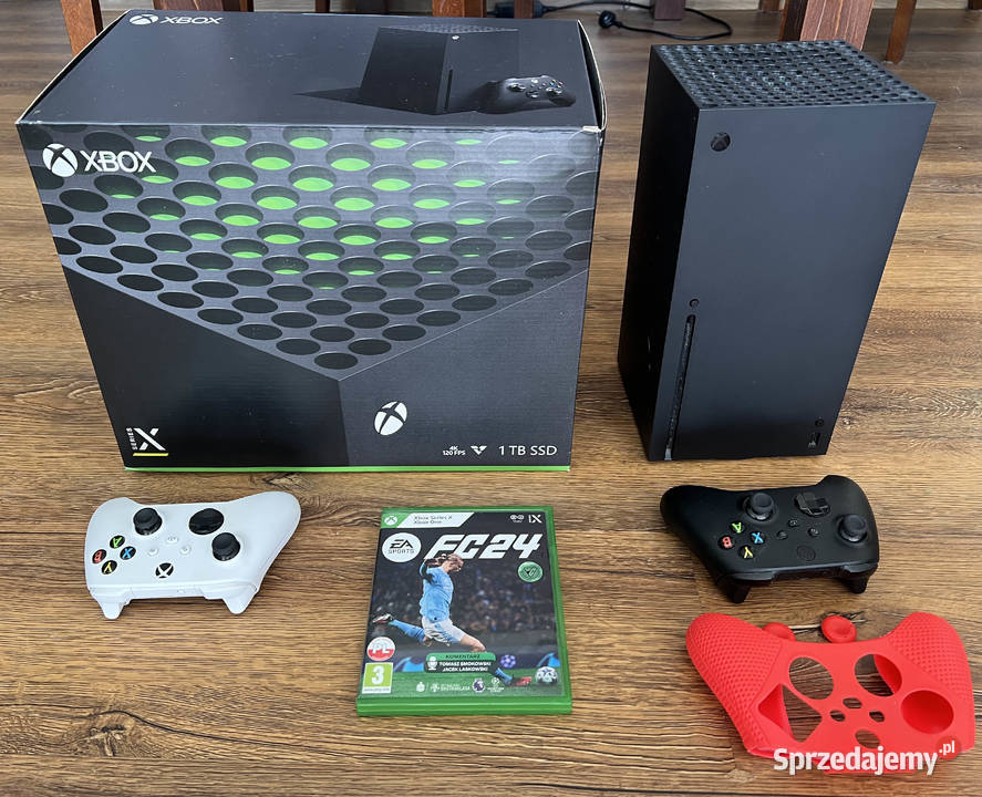 XBOX seria X 1TB SSD 2 x PADY FIFA24