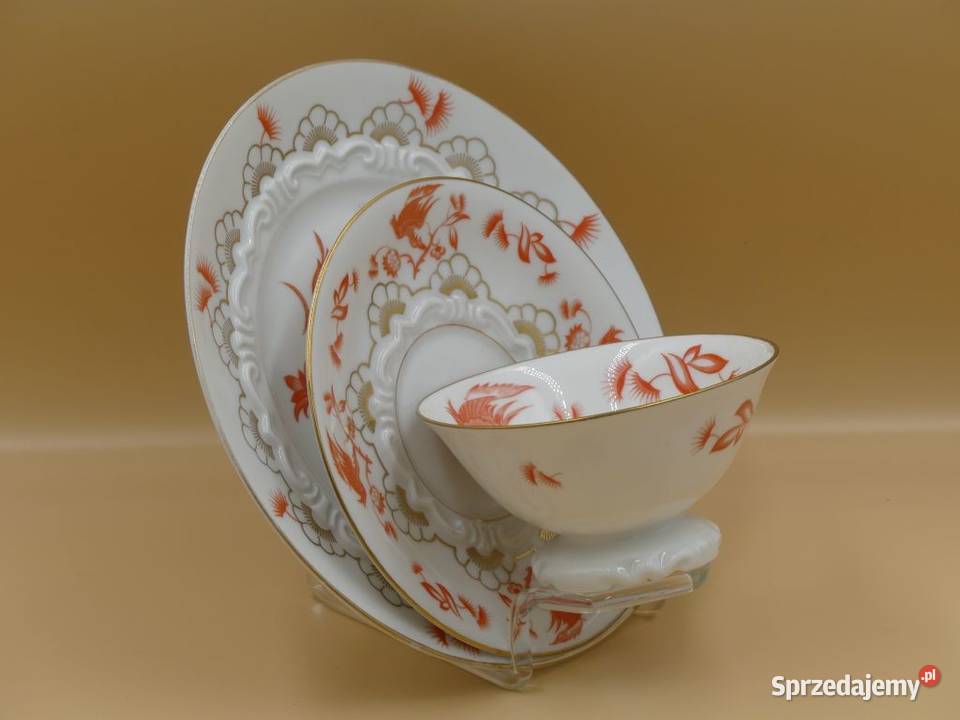 Komplet śniadaniowy Sorau Żary 1928 45 UNIKAT wielkopolskie Poznań