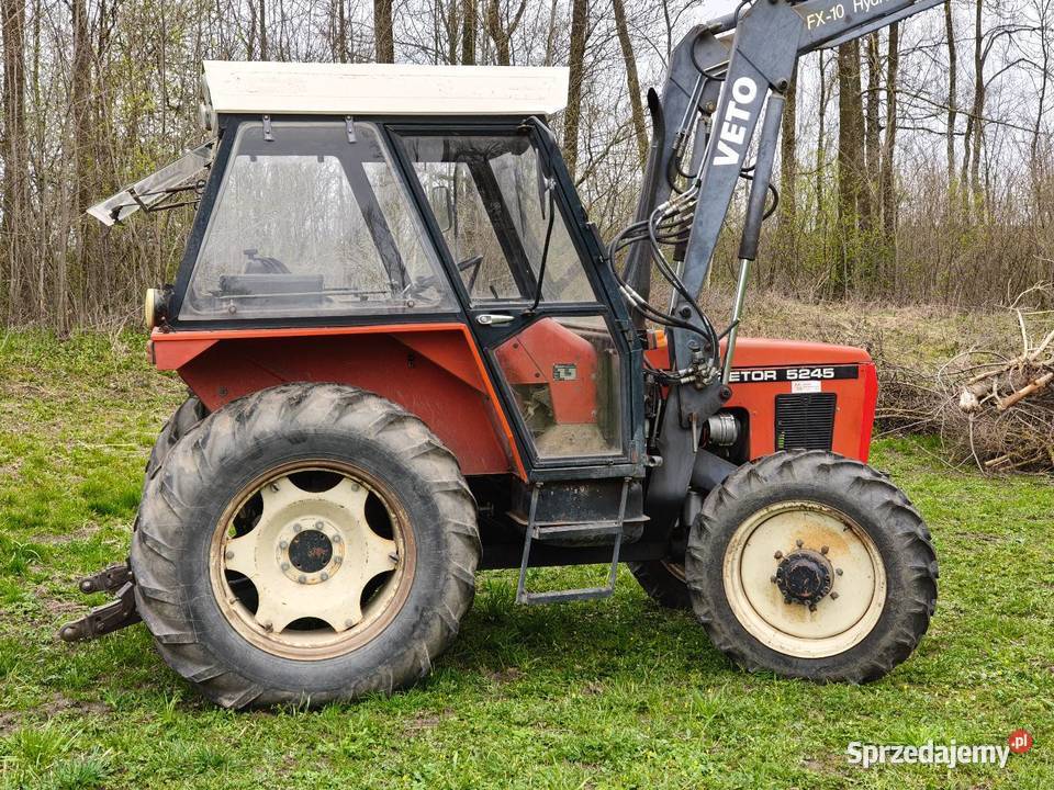 Ciągnik Zetor 5245 z turem 3 sekcyjnym w stanie Mońki sprzedam