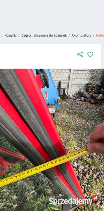 Kabina Rimas nośnik narzędzi śląskie Kłobuck