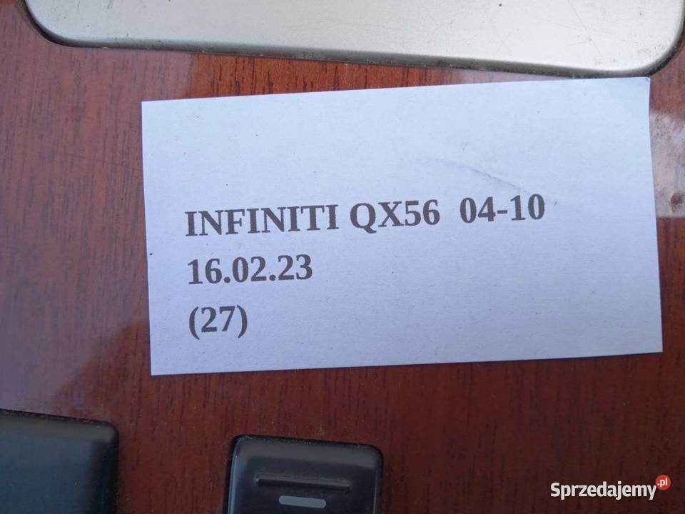 PANEL ŚRODKOWY TUNELU MIESZEK INFINITI QX56 0410 Nowy Tomyśl