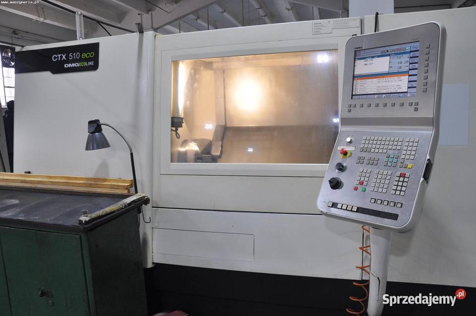 Centrum tokarskie CNC DMG CTX 510 ECO Produkcja Jelenia Góra