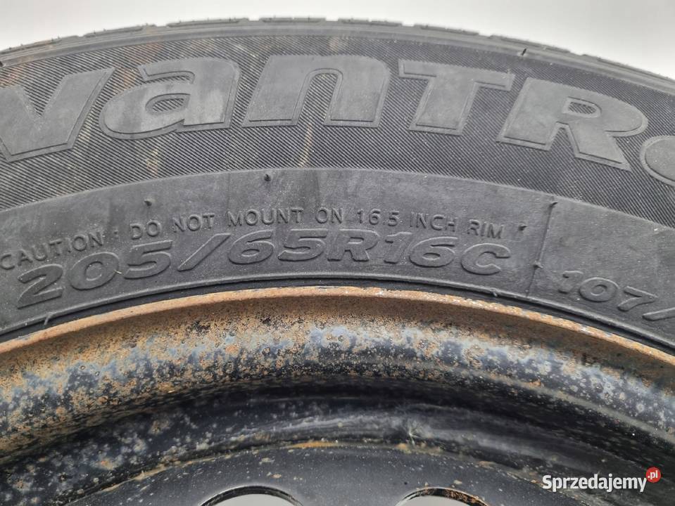 KOŁO ZAPASOWE VW Transporter T5 T6 Zapas felga Średnica 16" Chełm