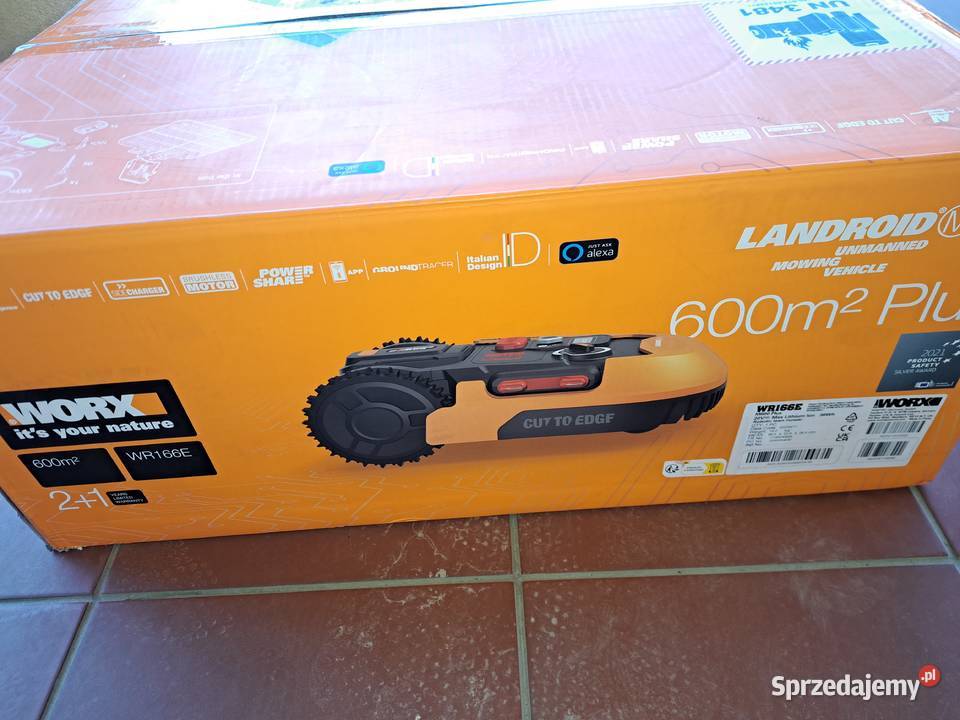 Robot koszący WORX LANDROID WR 166E NOWY Roboty koszące Ogród
