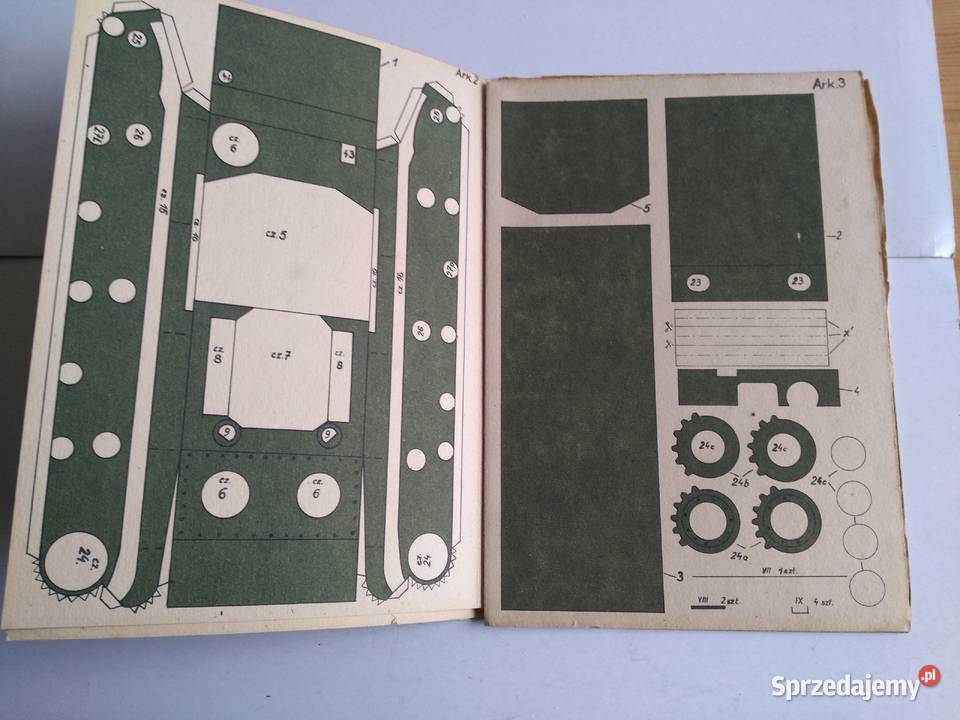 Mały Modelarz 41981 Radziecki ciężki czołg KW1 Dąbrowa Górnicza sprzedam