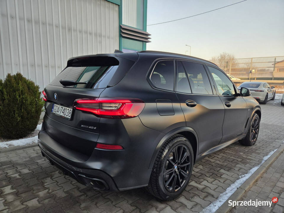 BMW X5 Black Vermilion Webasto Skrętna oś Fvat23 serwisowany w ASO
