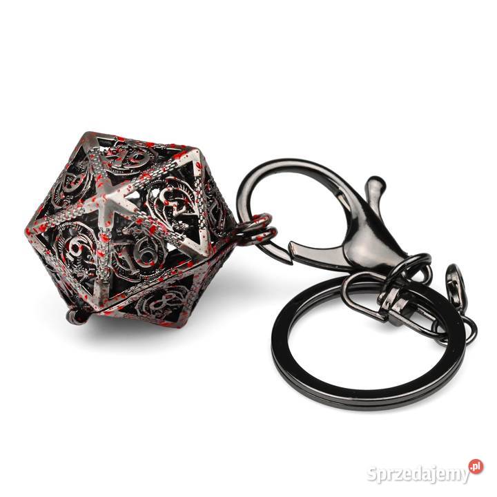 Pojemnik 4 Metal Brelok Kości Dungeons and Szczecin