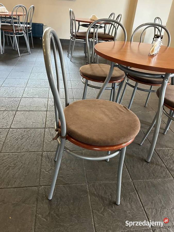 STOLIKI OKRĄGŁE Z KRZESŁAMI