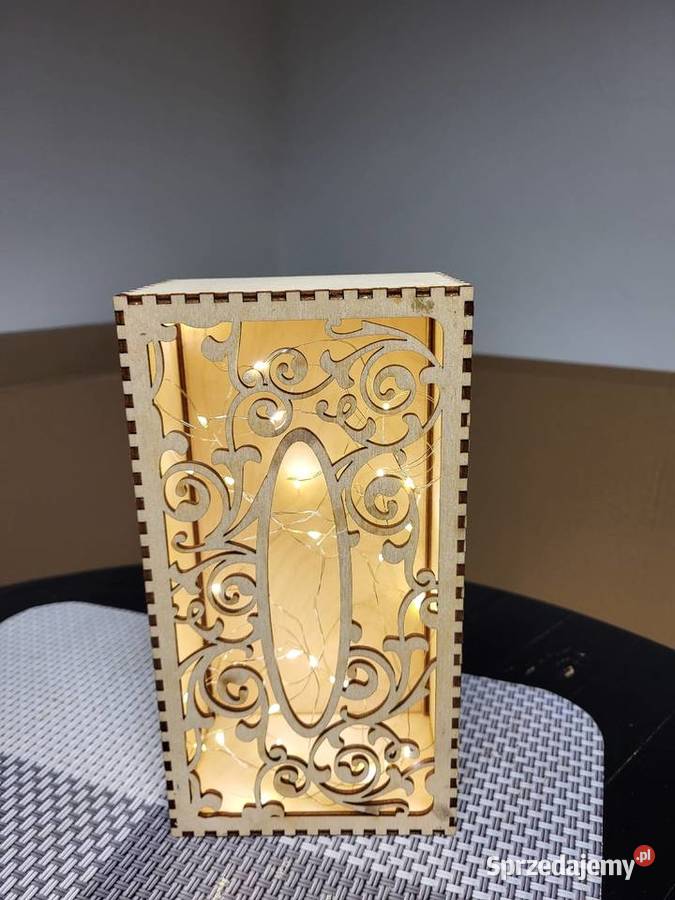 Lampa z naturalnego drewna Boho Loft LED Kąśna Górna