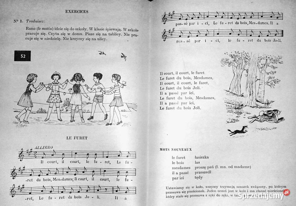 Mon Ami Pierre Podręcznik języka Francuskiego kl Rok wydania 1967 Pozostałe Chełm sprzedam