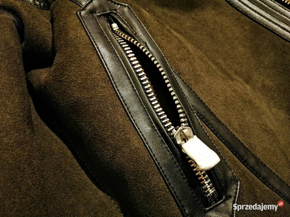 HM ocieplana kurtka biker kożuszek kożuch wielkopolskie Leszno