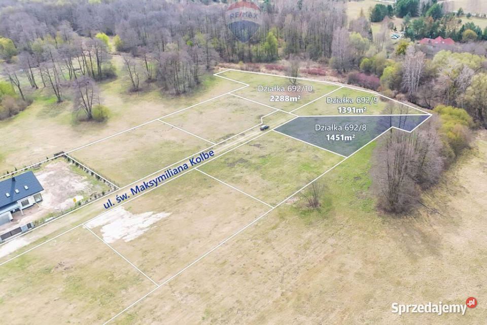 Działka budowlana 1451m2 z WZ gm Jaktorów Budy Zosine