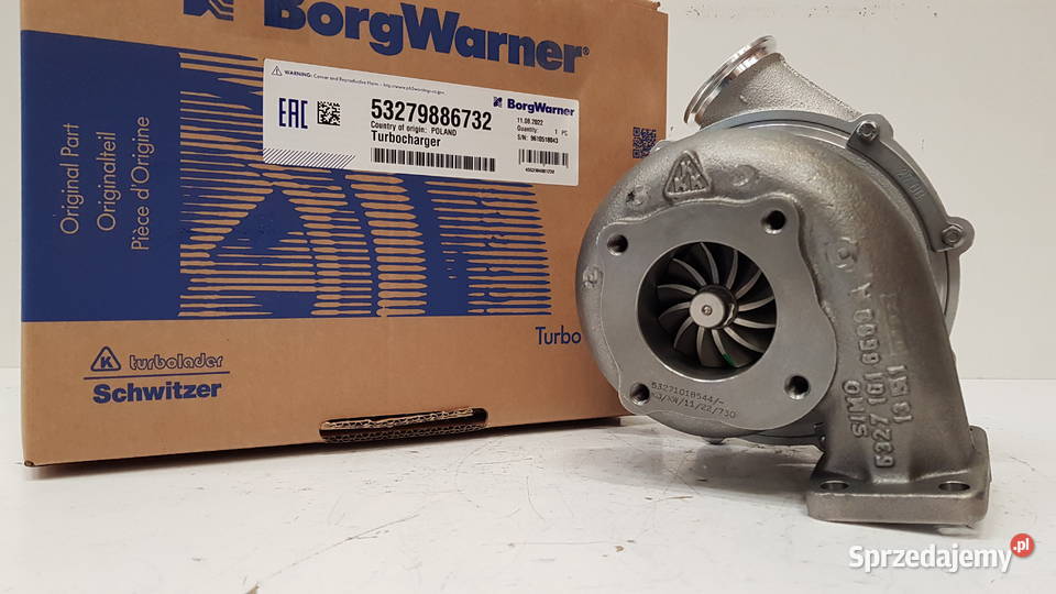 Nowa turbosprężarka BorgWarner KKK 53279706732 sprzedam