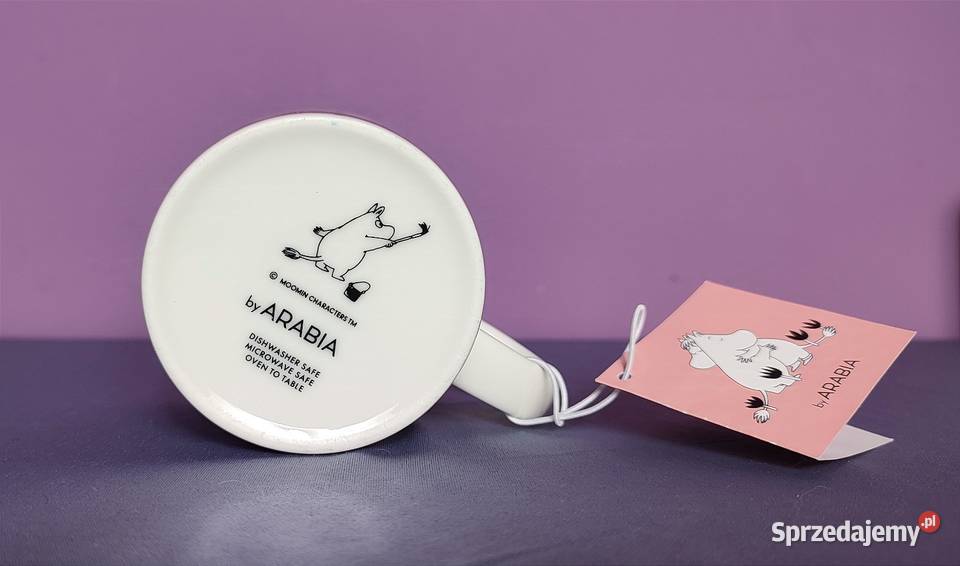 MUMINKI kubek Moomin Arabia Finland MIŁOŚĆ z Kubki Jasień