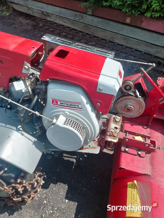 Ciągnik jednoosiowy Mitsubishi CT351 pług Pabianice