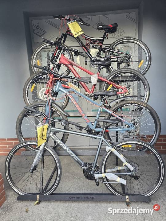 STOJAK ROWEROWY na 4 rowery ekspozycyjny małopolskie Skawina